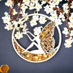 Magnetic Amber Fairy Ornament - Image 3