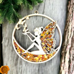 Magnetic Amber Fairy Ornament - Image 2