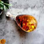 Large Gradient Amber Teardrop - Image 4