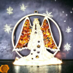 Magnetic Amber Angel Ornament - Image 3