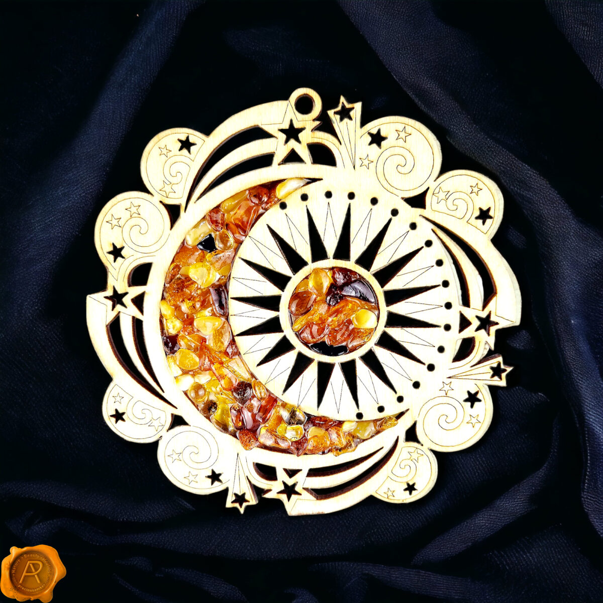 Magnetic Celestial Amber Ornament - Image 1