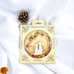 Magnetic Amber Cats on the Moon Ornament - Image 4