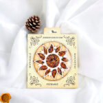 Magnetic Flaming Amber Sun Ornament - Image 4