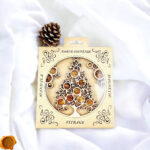 Magnetic Amber Christmas Tree Ornament - Image 4