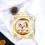 Magnetic Amber Puppy Ornament - Image 4