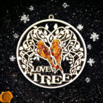 Magnetic Amber Love Tree Ornament - Image 3