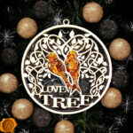 Magnetic Amber Love Tree Ornament - Image 2