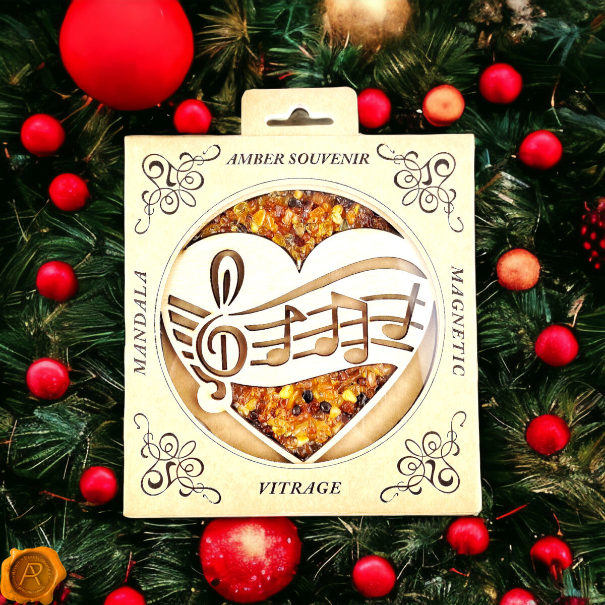 Magnetic Musical Amber Ornament - Image 3