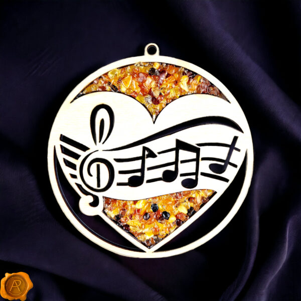 Magnetic Musical Amber Ornament
