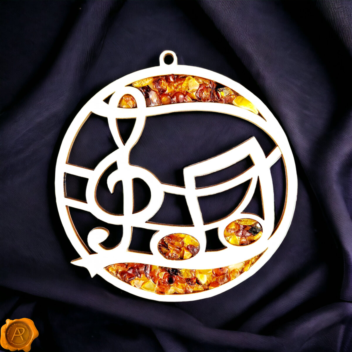 Magnetic Musical Amber Ornament - Image 1