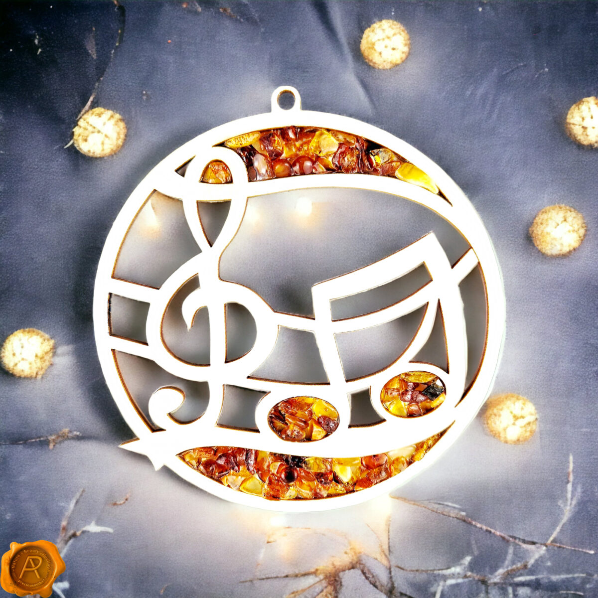 Magnetic Musical Amber Ornament - Image 2