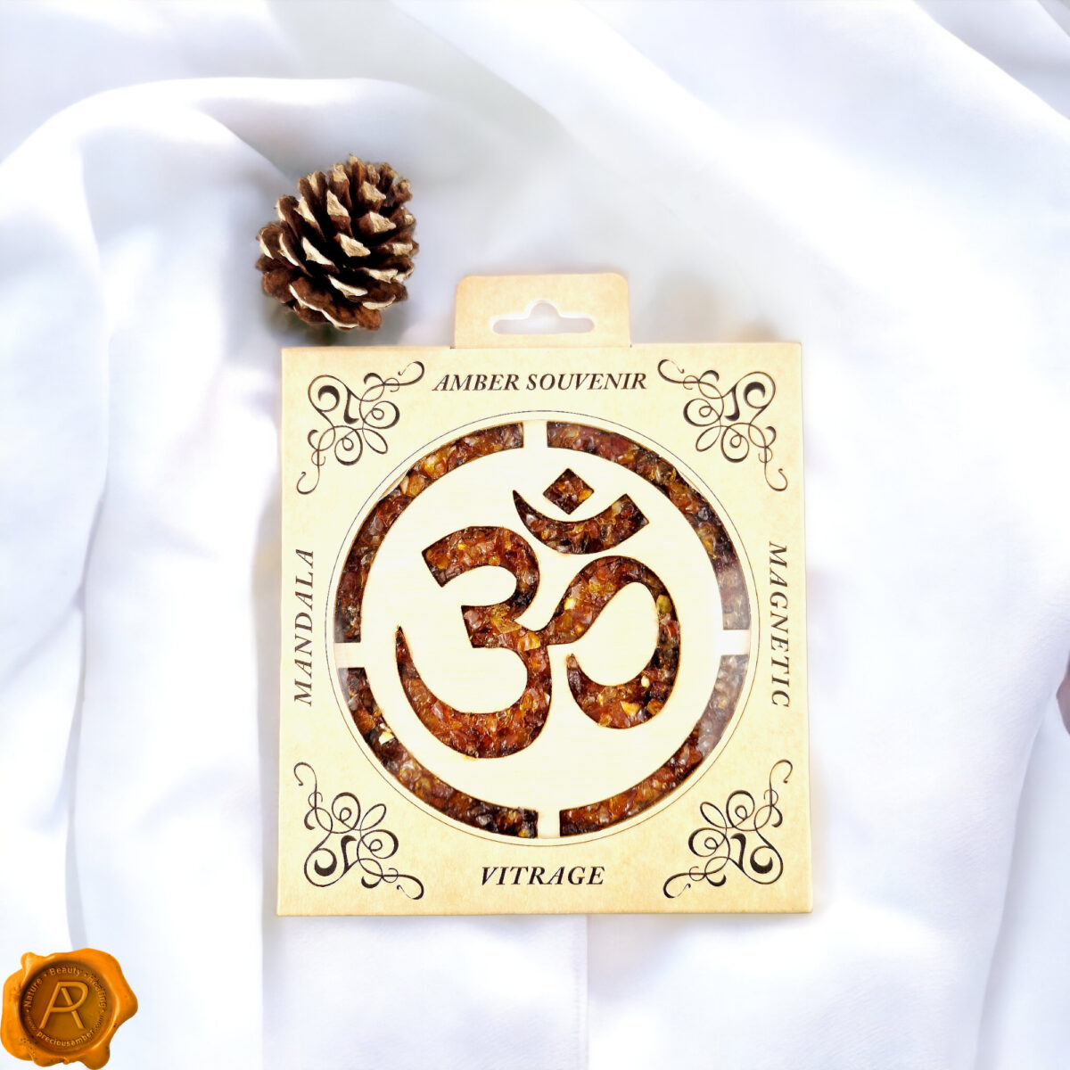 Magnetic Amber Ohm Ornament - Image 3