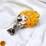 Unique Amber Sea Shell Pendant - Image 8