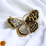 Adjustable Large Leopard Butterfly Ring