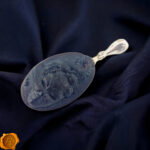 Carved Cherry Amber Pendant "Venice"