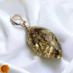Green Amber Almond Teardrop - Image 3