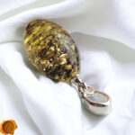 Green Amber Almond Teardrop - Image 4