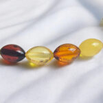 Multicolour Dainty Amber Olive Bracelet - Image 3