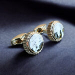 Rare Marble Amber Cufflinks