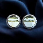 Rare Marble Amber Cufflinks