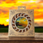 Magnetic Amber Sunset Ornament - Image 2