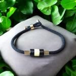 UNISEX ADJUSTABLE Natural Honey Baltic Amber Tie Rope Bracelet Men Women, Yellow Dainty Stack Small Gemstone Crystal Bracelets Gift