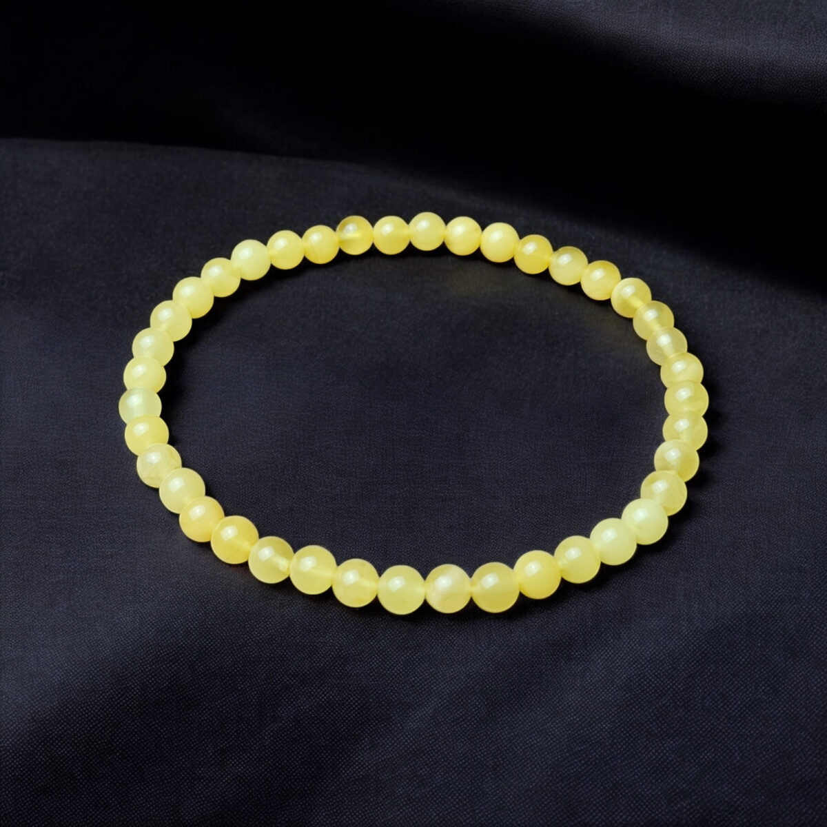 Stack-Bracelets-Dainty-Elastic-Yellow-Baltic-Amber-Gemstone-Round-Tiny-Beads-Minimalist-Bracelet-for-Women