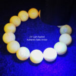 Butterscotch Amber Sphere Bracelet - Image 4