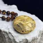 Marble Amber Amulet Necklace - Image 3