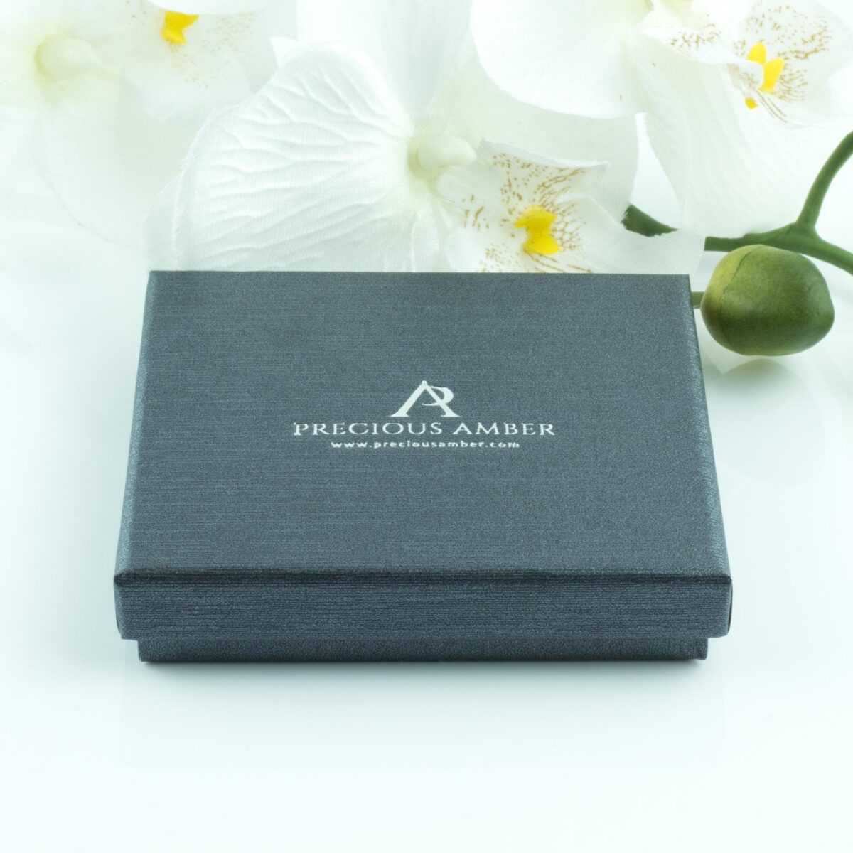 Amber Heart Pendant Necklace - Image 7