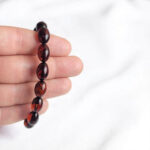 Cherry Amber Olive Elastic Bracelet - Image 3