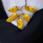 Large Baltic Amber Gemstone Crystal Oak Tree of Life Luck Happiness Handmade Amber Tree Nature Lover Gift, Chakra Bonsai Money Trees