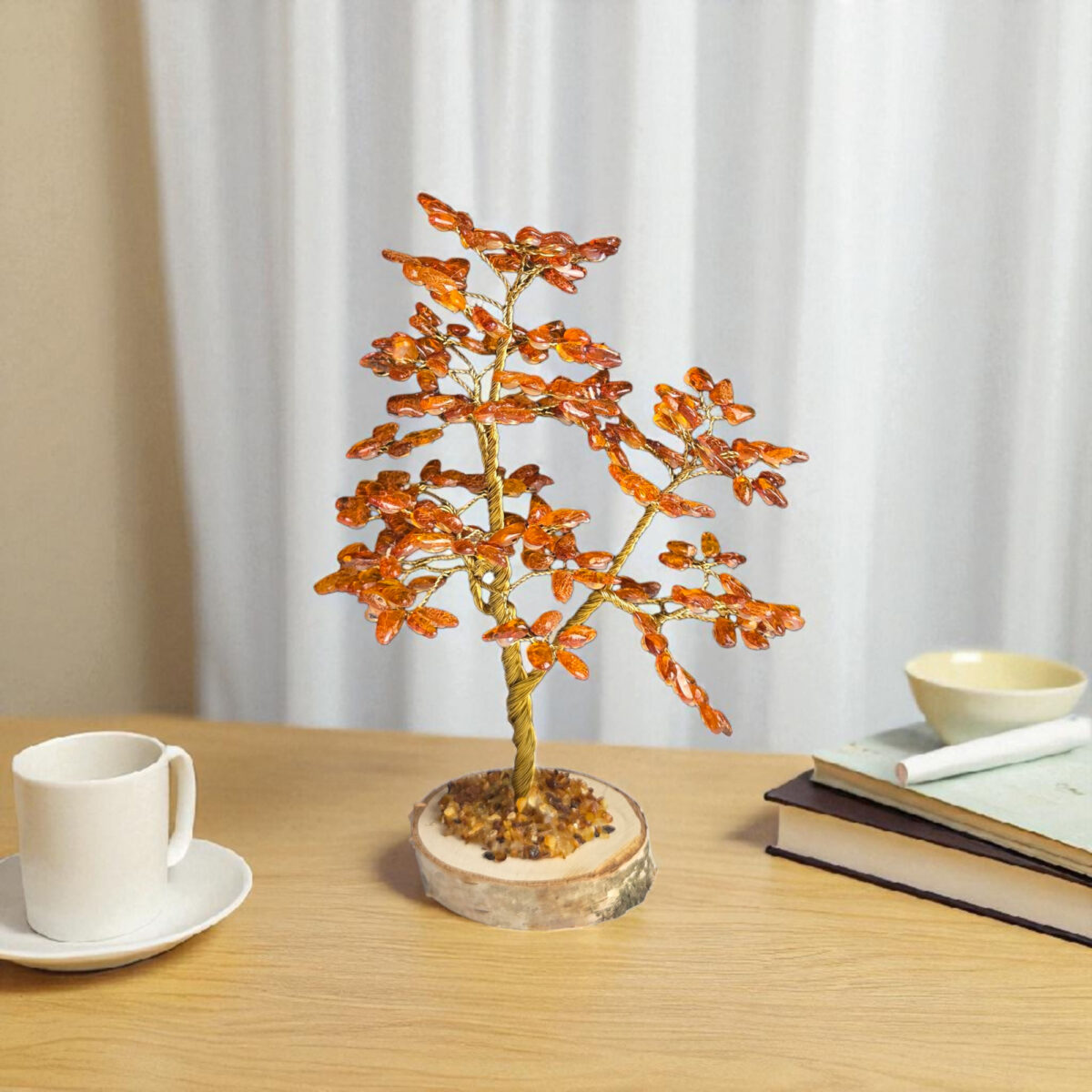 Amber Pine Tree "Dark Honey" | 225 Leaves - Image 2