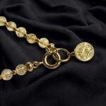 Minimalist Lemon Amber Sphere Bracelet - Image 3