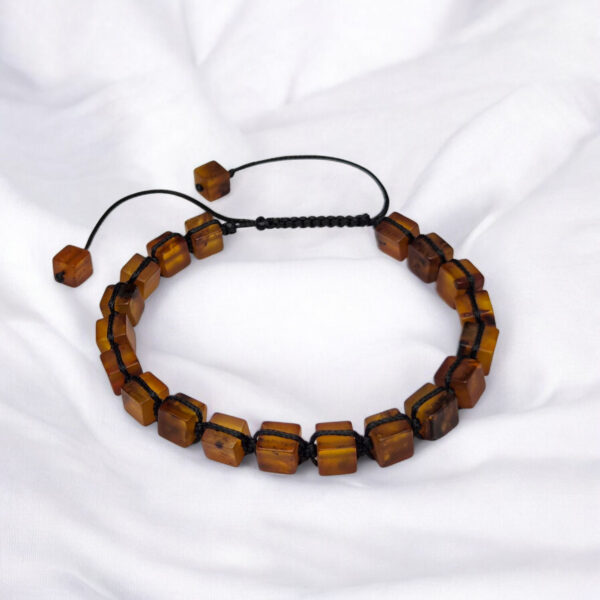 adjustable gemstone natural baltic amber bracelet eco