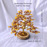 LARGE Handmade Baltic Amber Bonsai Tree Gift, Tree of Life Luck Happiness Crystal Gemstone Chakra Money Meditation Gifts