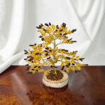 LARGE Handmade Baltic Amber Bonsai Tree Gift, Tree of Life Luck Happiness Crystal Gemstone Chakra Money Meditation Gifts