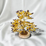 Large Amber Bonsai Tree "Champagne" | 420 Leaves - Image 2