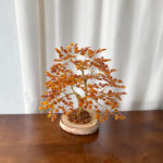 Large Amber Bonsai Tree "Honey" | 420 Leaves - Image 4
