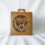 Eagle Christmas Tree Decoration Gift Handmade Wooden Mandala Magnetic Ornament Baltic Amber Bird Dream Catcher Suncatcher