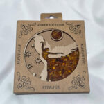 Magnetic Amber Ornament "Rising Phoenix Woman" - Image 3