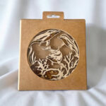 Magnetic Amber Dolphin Ornament - Image 3